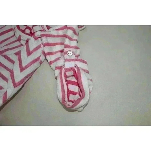 Calvin Klein Performance Striped Hoodie Nautical Beach Classy Y2K Women's Size M - Picture 12 of 13